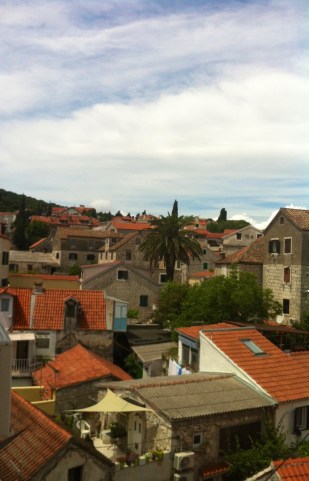 Blick aus unserem Zimmer Richtung Marjan